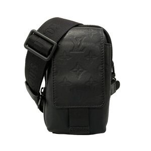 Louis Vuitton Double Phone Pouch Monogram Shadow Shoulder Bag M81323